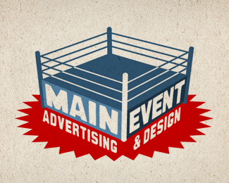 main event vintage ring logo