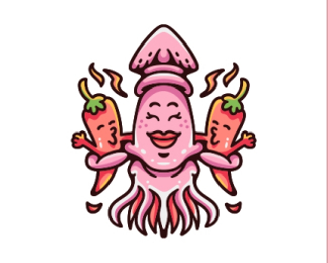 Spicy Chili Squid Logo