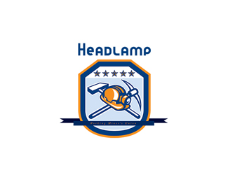 Headlamp Miner Workers Union Logo