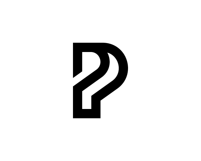 Letter P Initial Logo