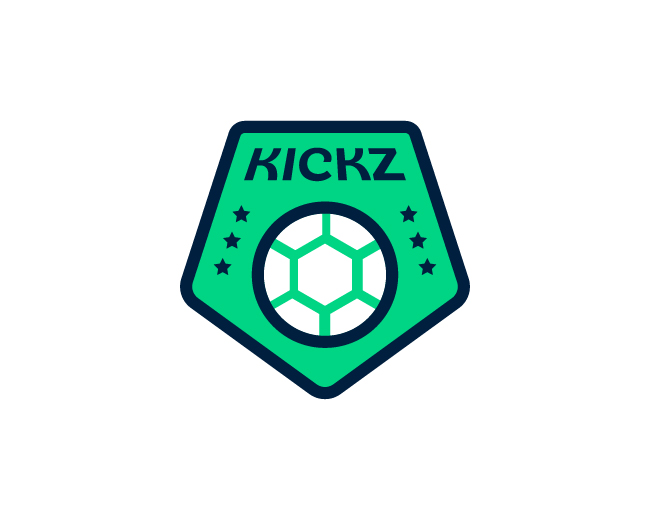 KICKZ | Football Logo design