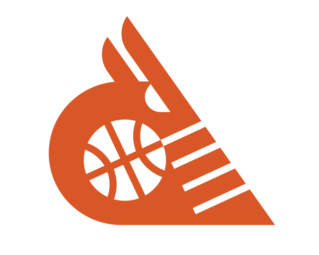Basketball dragon sport creature logo for sale