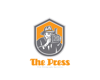 The Press Film Photography Logo