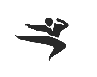 Minimal Karate Logo Design