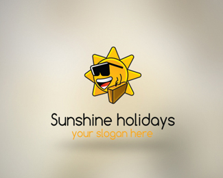 Sunshine Holidays Logo Template
