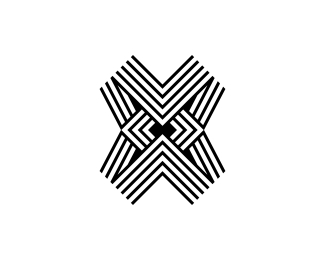 Line X Letter Logo