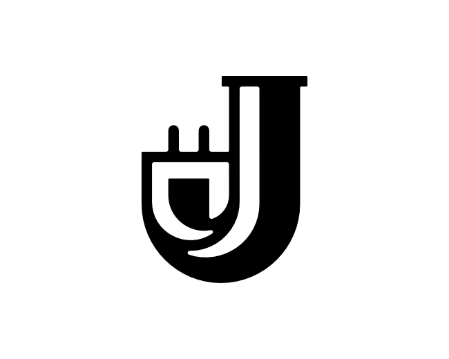 Letter J Plug Logo