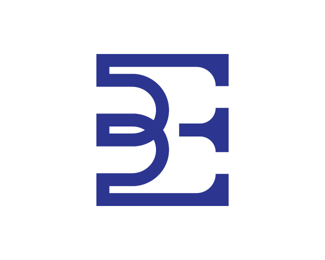 Modern E And B Logo