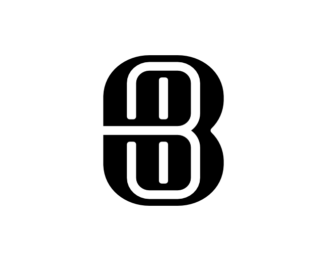 Letter BB Initial Double B Monogram Logo