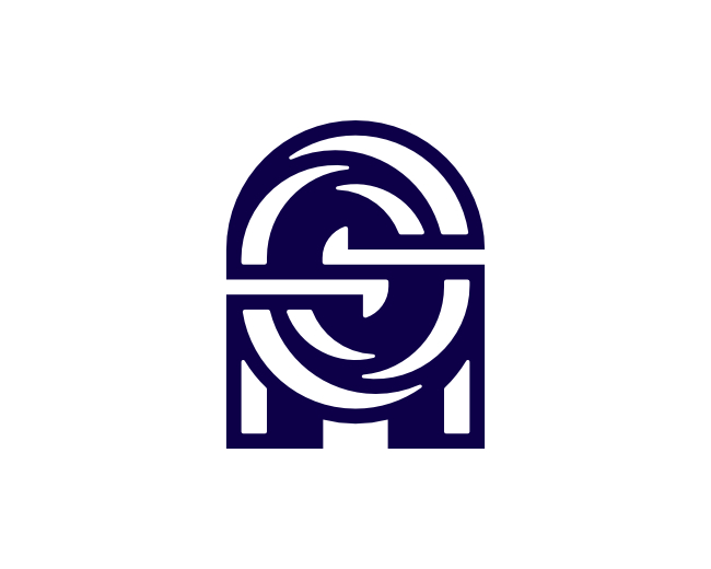 Letter AS SA Logo