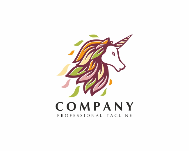 Unicorn Leaves Logo
