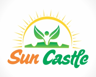 Logopond Logo Brand Identity Inspiration Sun Castle