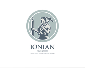 Ionian Architect Draftsman Logo