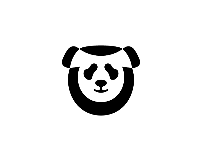 Minimal Panda Logo Mark