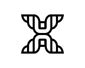 X Or AV Letter Logo