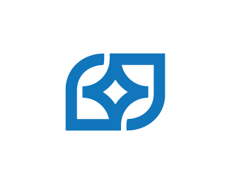 Ambigram Letter J Star Logo