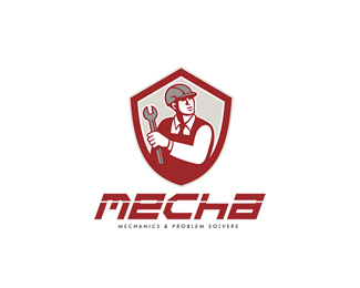 Mecha Mechanics and Problem Solvers Logo
