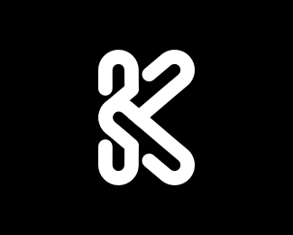 3K Or K3 Letter Logo