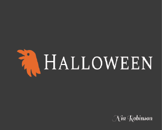 Halloween Raven Logos