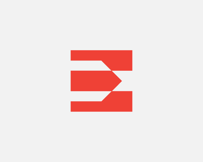 Geometric E Logo Design