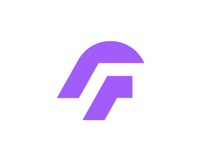 Minimalist F Letter Logo // For Sale