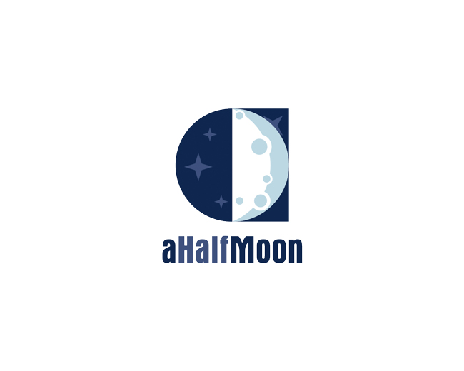 A Half Moon Logo