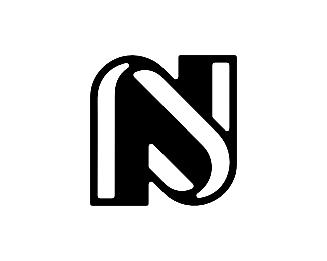 Letter ON NO Logo
