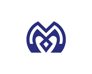 Letter M pen Logo