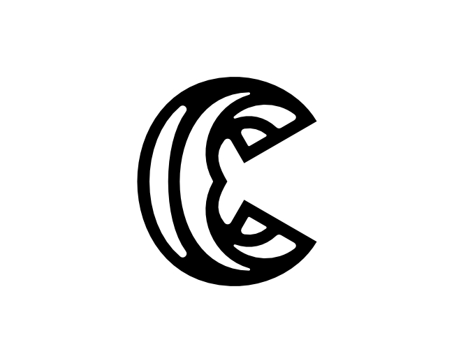 Letter CE EC Multiline Logo