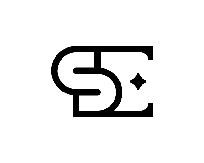 Minimalist S And E Logo
