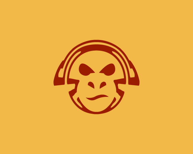 Gorilla Gaming Mascot Logo Music Logo