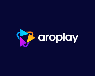 Aroplay logo design
