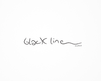 Black line