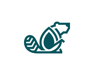 Eco Beaver Drop Logo
