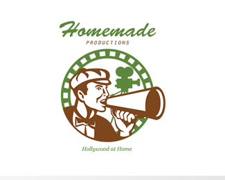 Homemade Productions Movie Camera Logo