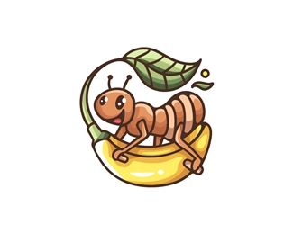 Banana Rider Ant Logo