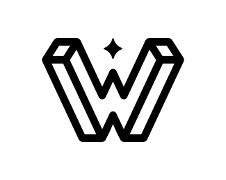 Star W Letter Logo
