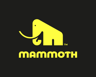 Mammoth logo design
