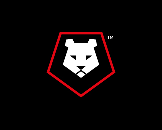 Lion head gaming logo design
