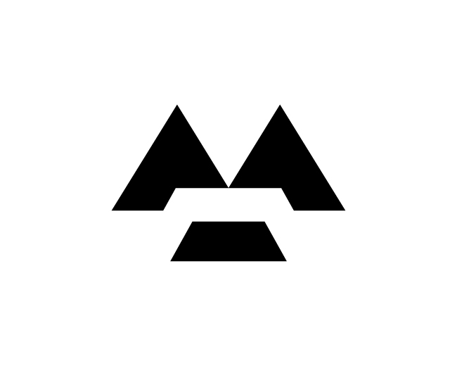 Geometric Letter M Logo