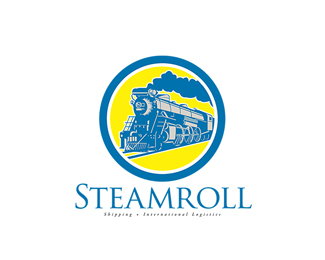 Steam Roll Shipping and Logistics Logo