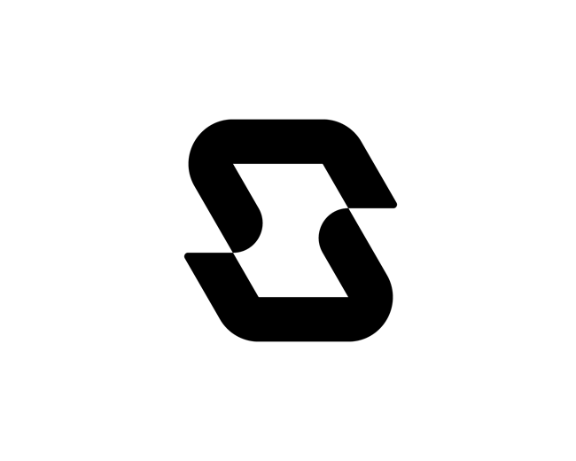 Abstract Overlapping S Logo