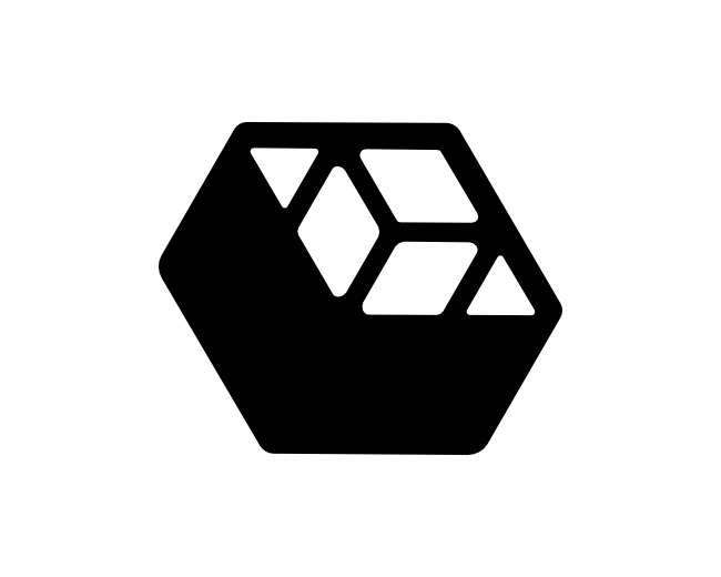 Cube In Box Geometric Line Logo