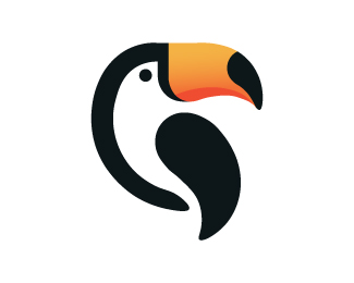 Abstract Toucan Bird Logo