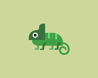 Chameleon logo design
