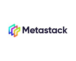 Metastack - Metaverse - NFT Logo - M Letter Logo