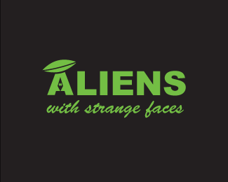 Aliens with strange faces