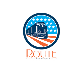 Route American Rail Network Logo