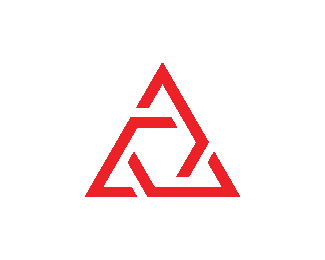 Logo in A shape
