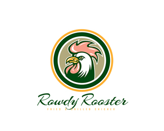 Rowdy Rooster Fried Chicken Logo